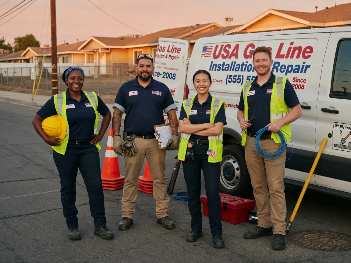 Gas Line Installation company in Runnells, IA